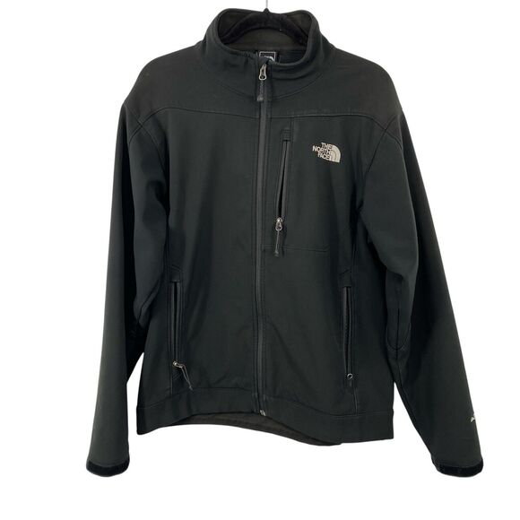 The North Face Women Windwall Jackets Medium Black Soft Shell Full Zip - Picture 1 of 15